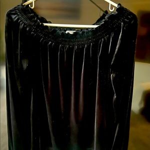 Long sleeve plain loose shirt